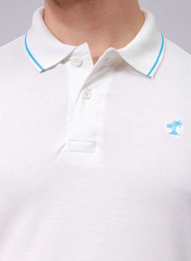 ذا انديان كراج كو Men Slim Fit Solid Polo Collar Tshirt