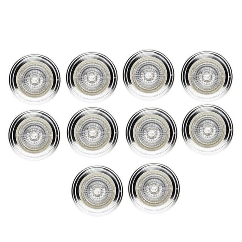 HALOSPOT 111 50W 12V G53 halogen spot lamp for indoor accent lighting, tungsten filament, warm white, high CRI and consistent beam control - Image 1