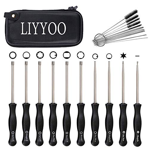 LIYYOO carburetor adjustment screwdriver tools + cleaning brush needle kit for Common 2 Cycle Carburator Small Engine Carburetor Adjusting Tool - Image 1
