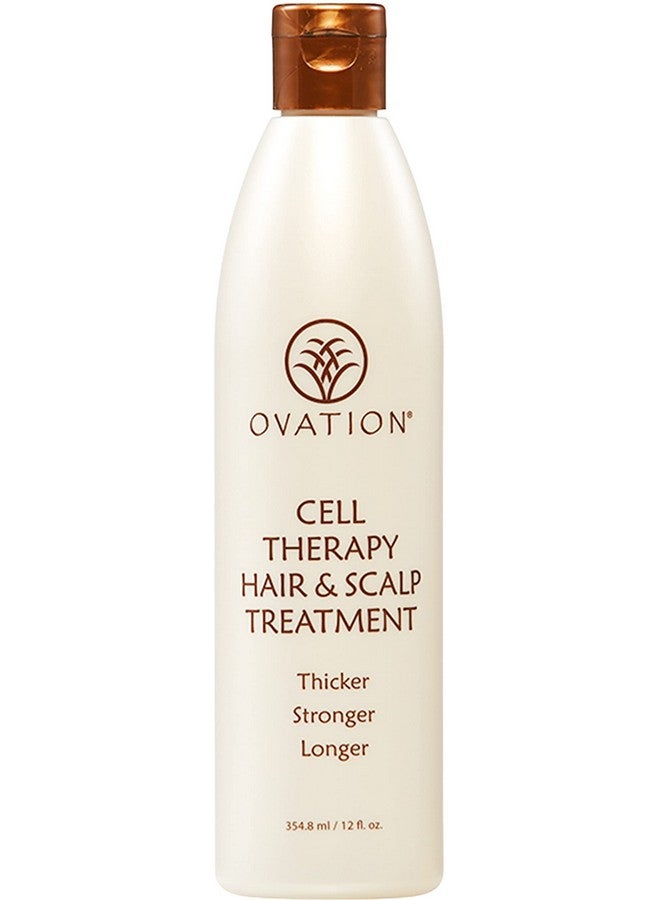 Ovation Hair Cell Therapy Hair Growth & Scalp Treatment For Men & Women - For All Hair Types, Helps Reduce Breakage & Split Ends - No Minoxidil, Sulfates, Or Parabens - With Biotin, Vitamin B5, Aloe - Image 1