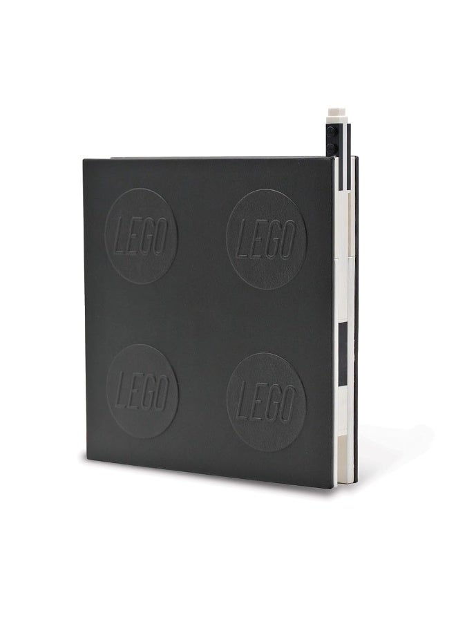 LEGO LEGO Locking Notebook with Gel Pen (Black, 192 Pages, Hardcover) - Image 1