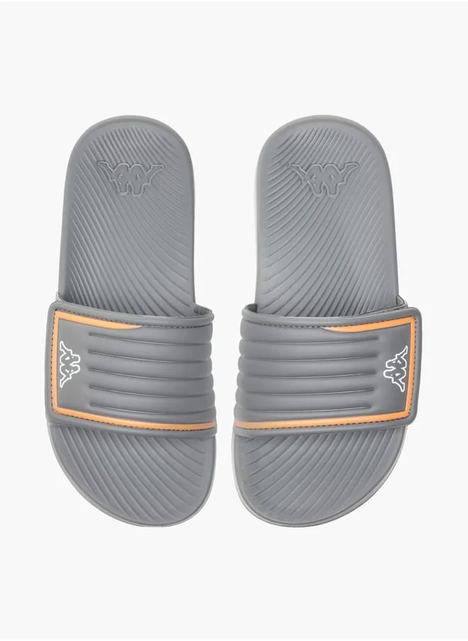 Kappa Boys' Textured Slip-On Slides