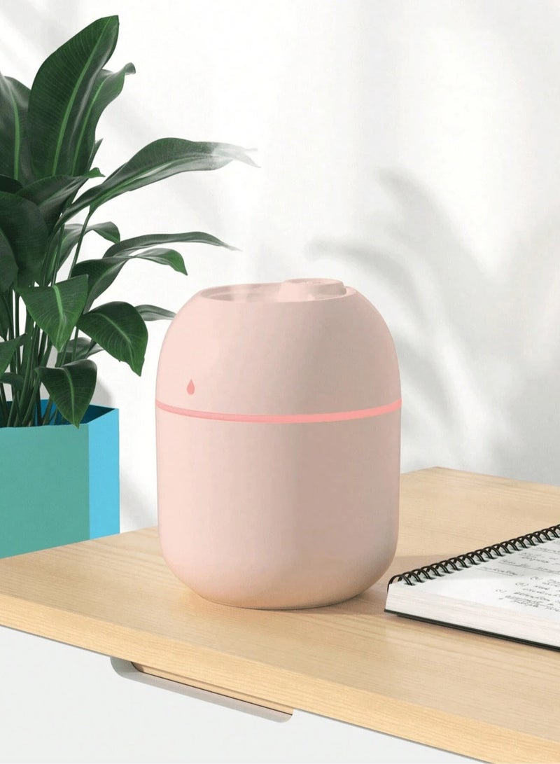 Portable USB Mini Humidifier & Essential Oil Diffuser – 220ml Capacity, Double Mist Mode, Quiet Operation, LED Night Light, Compact Air Freshener for Car, Bedroom, Office & Travel, Ideal Gift for Skin Hydration & Mood Enhancement  - Image 3