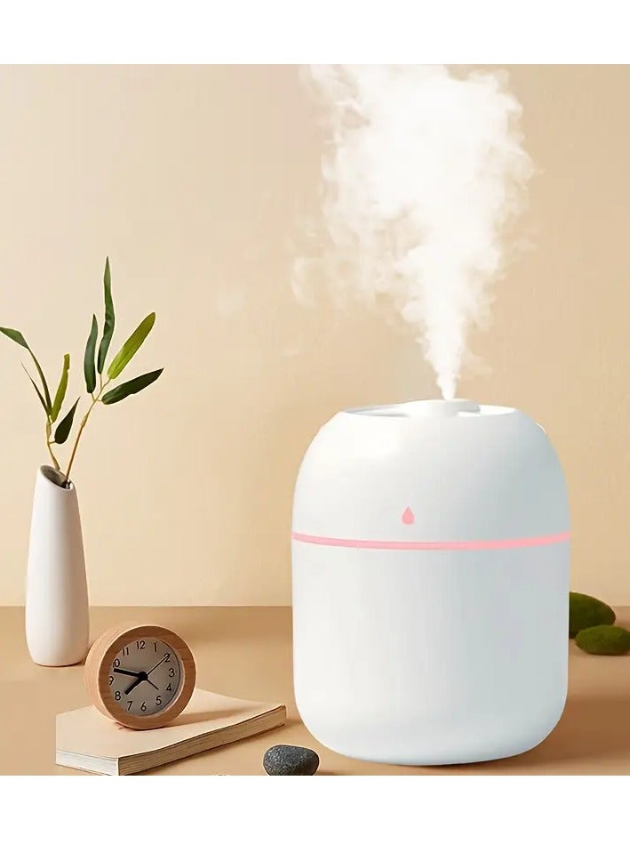 Portable USB Mini Humidifier & Essential Oil Diffuser – 220ml Capacity, Double Mist Mode, Quiet Operation, LED Night Light, Compact Air Freshener for Car, Bedroom, Office & Travel, Ideal Gift for Skin Hydration & Mood Enhancement  - Image 4