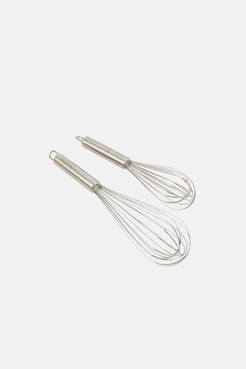 Hamilton Beach 2 Piece Stainless Steel Whisk, Silver - Image 2