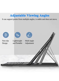 QPHWHFQ Keyboard Case with Mouse for Huawei MatePad SE 11 inch 2024, Detachable Magnetic Bluetooth Keyboard Case, Rechargeable Bluetooth, with Mouse, 3 Angle Adjustment  - Image 5