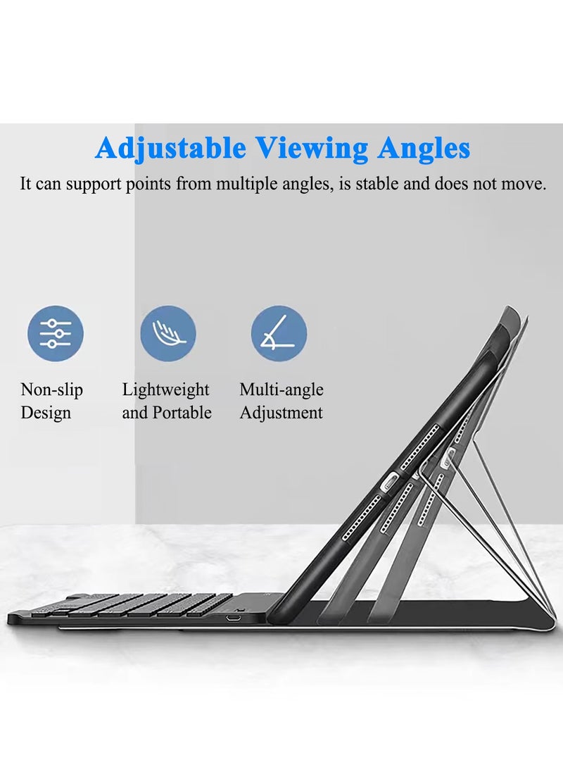 QPHWHFQ Keyboard Case with Mouse for Huawei MatePad SE 11 inch 2024, Detachable Magnetic Bluetooth Keyboard Case, Rechargeable Bluetooth, with Mouse, 3 Angle Adjustment  - Image 5