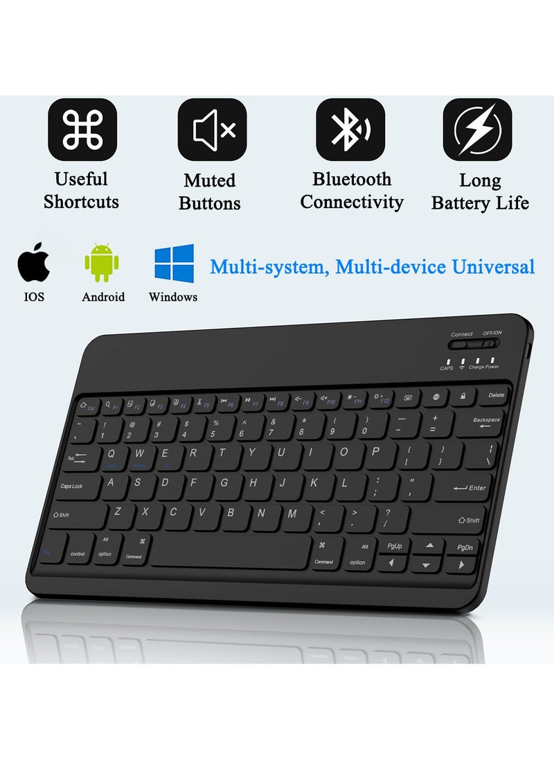 QPHWHFQ Keyboard Case with Mouse for Huawei MatePad SE 11 inch 2024, Detachable Magnetic Bluetooth Keyboard Case, Rechargeable Bluetooth, with Mouse, 3 Angle Adjustment  - Image 4