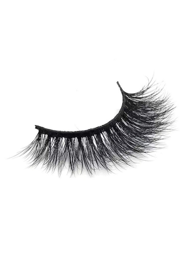Alluring 3D Mink Lashes Reusable Strip 100% Siberian Mink Fur False Eyelashes Hand Made Cruelty Free Cat Eye Style J42 - Image 3