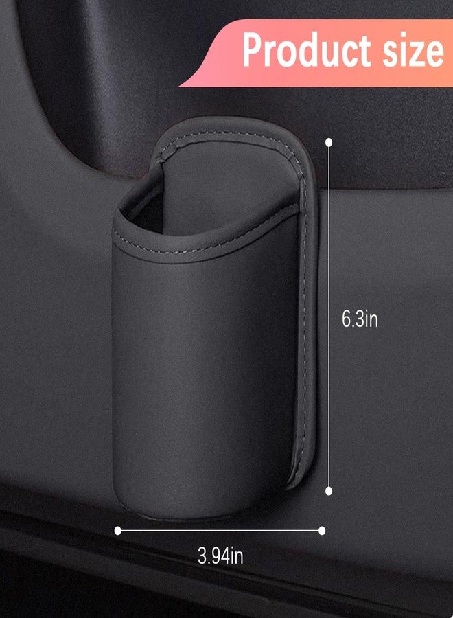 Sandfren Large Car Door Cup Holder, Clip On Vehicle Seat Side Hanging Cup Drink Holder, Automotive Interior Water Bottle Organizer Mount Accessories, Universal for SUV Sedan Truck (Black) - Image 2
