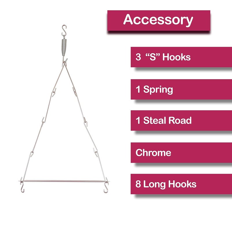 Boffle Hammock Swing Cotton Cushion and Hardware Kits Max 150 Kg Hanging Jhula Indoor Outdoor Hanging Chair for Balcony Hammocks Swing Chairs - Image 3