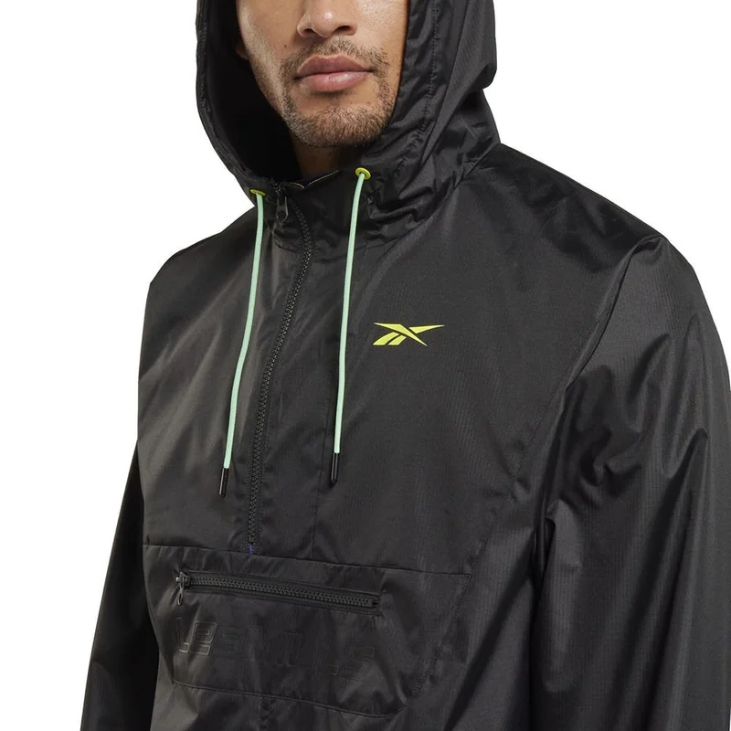 Reebok Black Reebok Les Mills Anorak Unisex Jacket - Black  | Best Price UAE