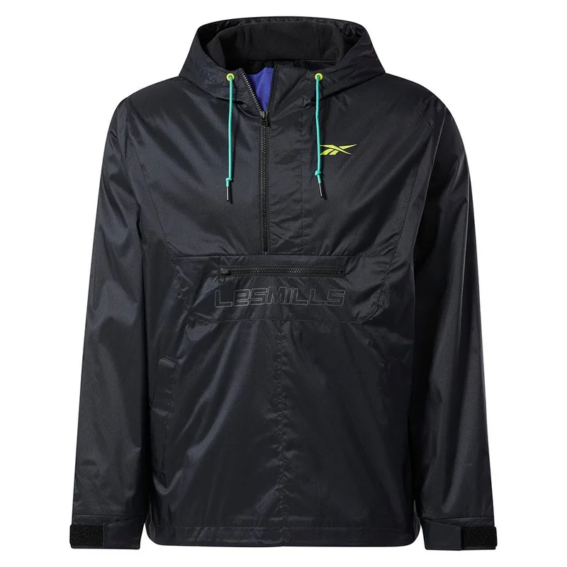 Reebok Black Reebok Les Mills Anorak Unisex Jacket - Black  | Best Price UAE