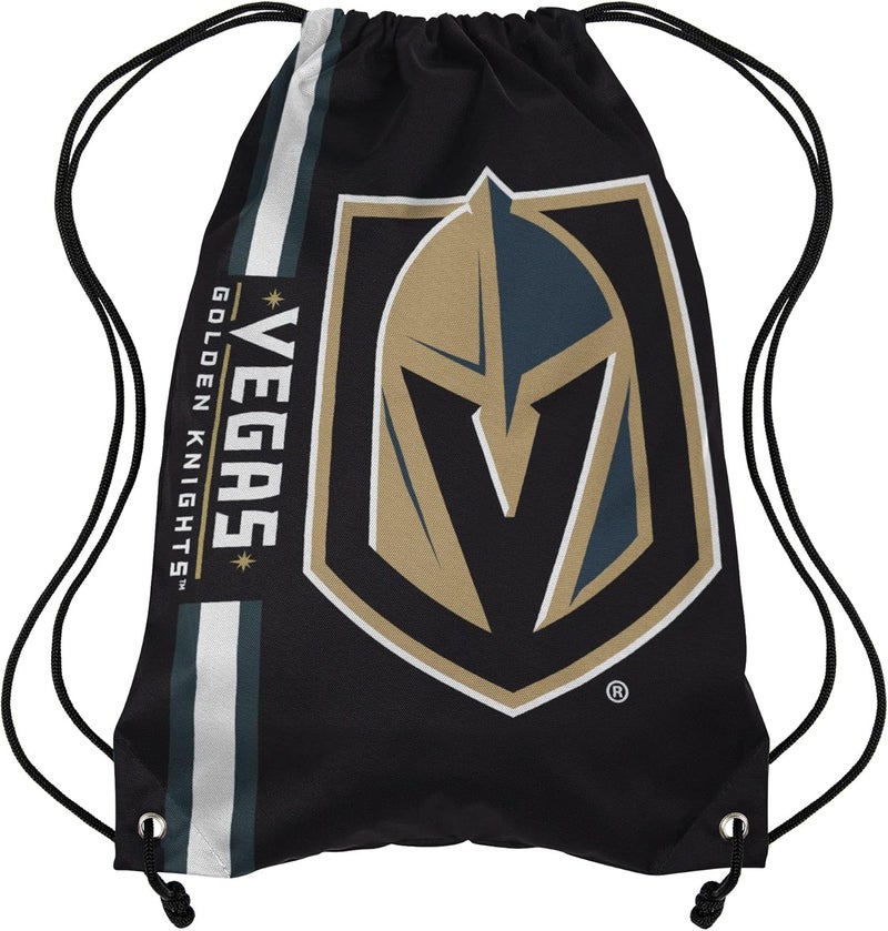FOCO Las Vegas Golden Knights Big Logo Drawstring Backpack - Image 1
