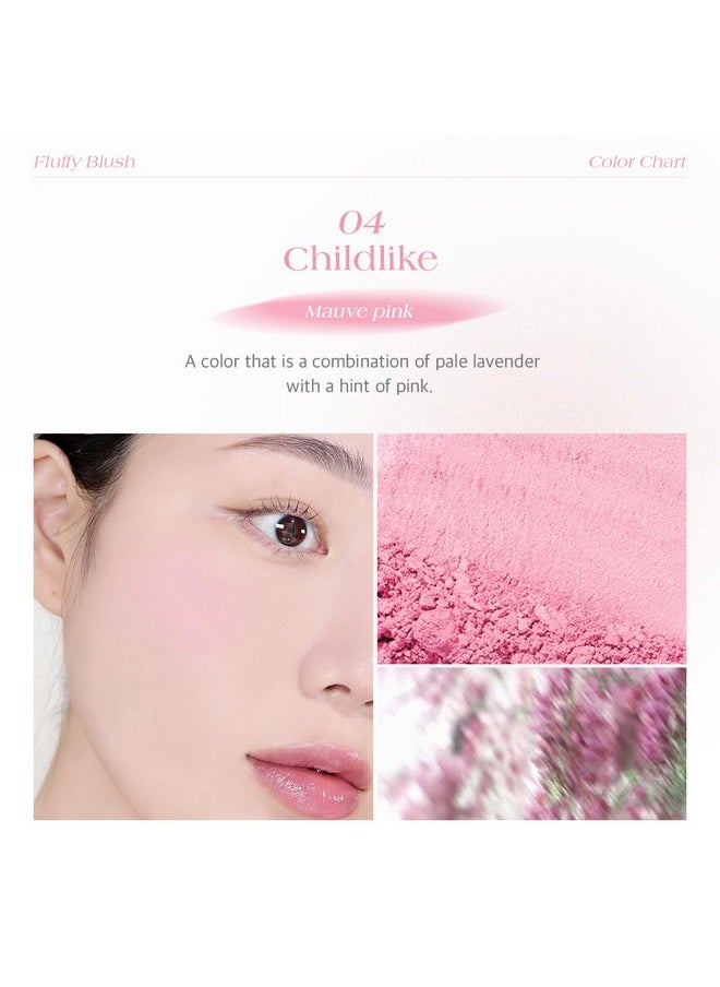 Dr.althea - Dear.A Fluffy Blush An Airy Longlasting Pressed Powder Blush Effortlessly Blends And Layers Creates A Natural Soft Healthy Flush Vegan Formula (04 Childlike) - Image 1