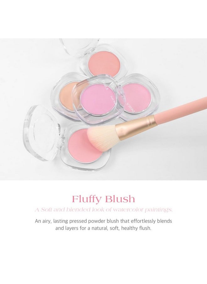 Dr.althea - Dear.A Fluffy Blush An Airy Longlasting Pressed Powder Blush Effortlessly Blends And Layers Creates A Natural Soft Healthy Flush Vegan Formula (04 Childlike) - Image 1