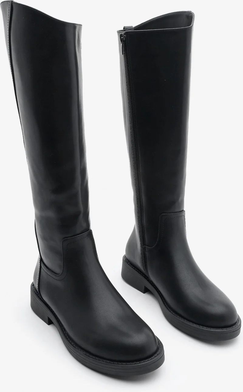 MARJIN Women's Side Zipper Casual Boots Sirante