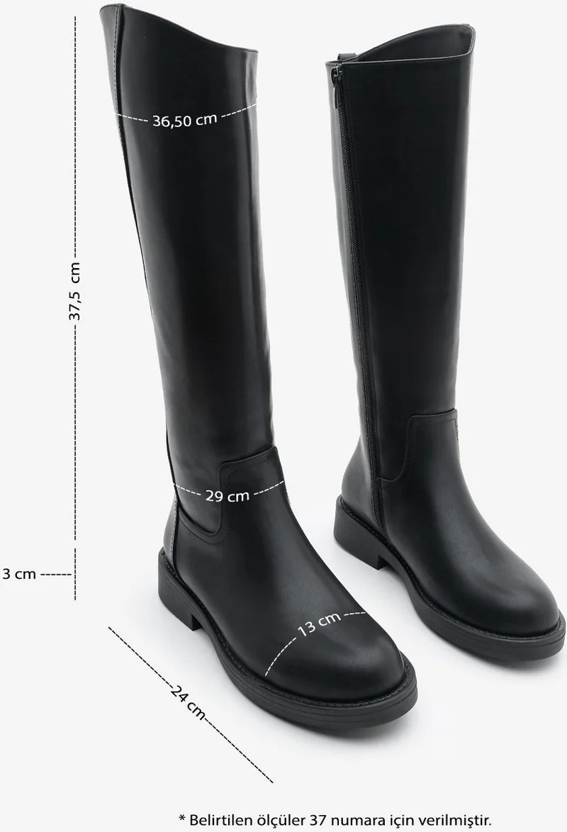 MARJIN Women's Side Zipper Casual Boots Sirante