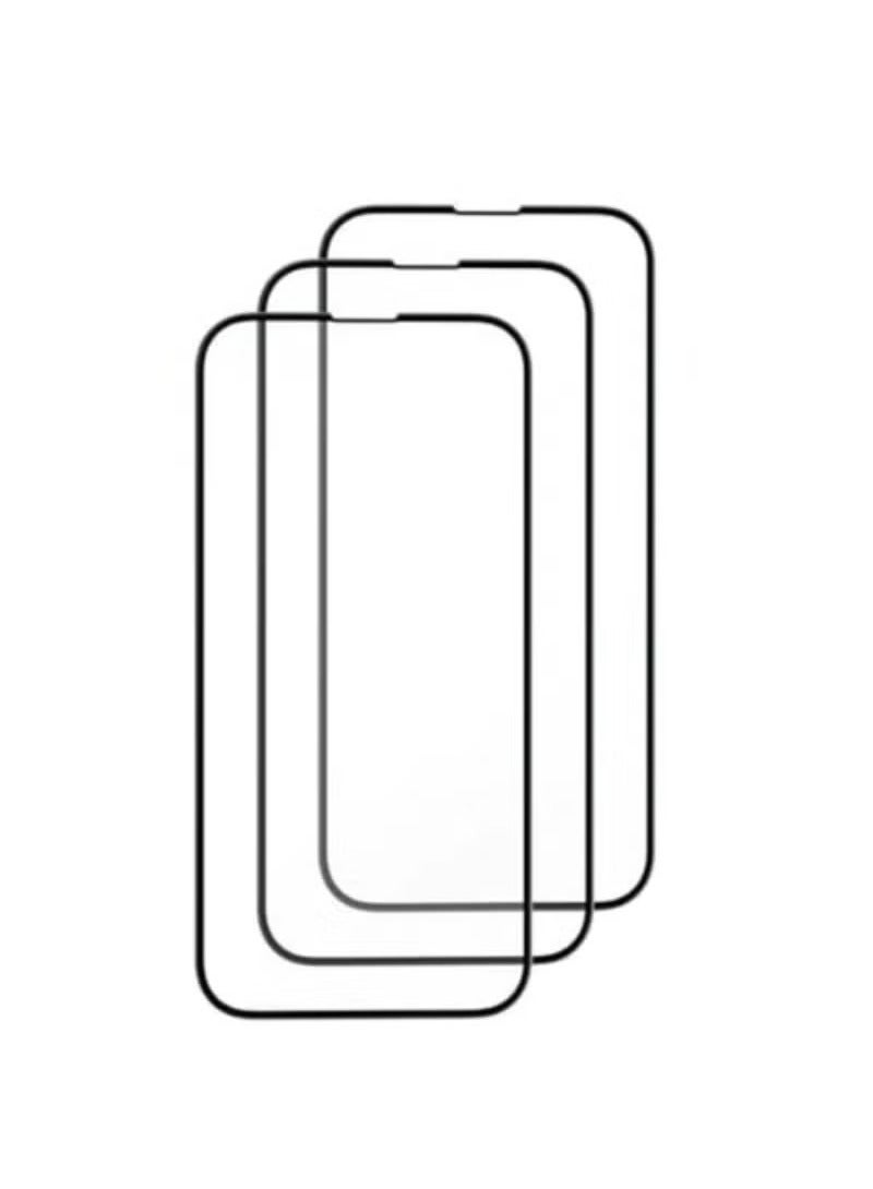 TIGER iPhone 13 Mini Tempered Glass 3 Pack Clear Screen Protector Set – Anti-Spy, Scratch Resistant, Full Coverage, iPhone 13 Mini 5.42 Inch - Image 1