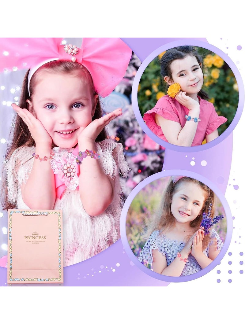 VUCATIN Bracelet Making Kit for Girls 139pc Charm Bracelets Kit with Jewelry Box DIY Bead Jewelry Charms Bracelets for DIY Craft Present For 8+ Year Old Girl (Blue)  - Image 5