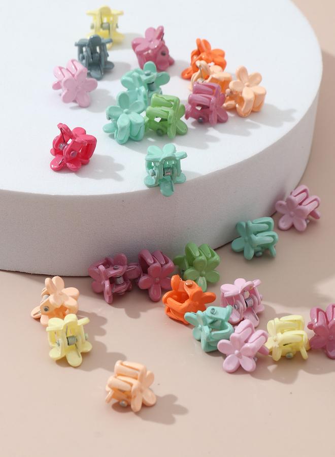 Take Two Pack of 40 - Flower Hair Clips with Box - Image 5