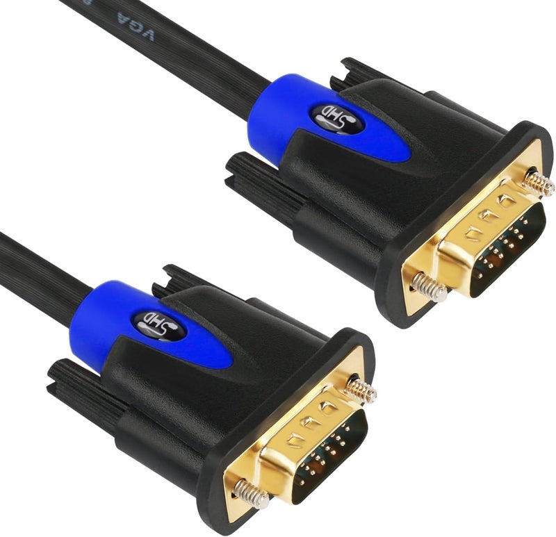 SHD VGA Cable, VGA to VGA HD15 Monitor Cable for PC Laptop TV Projector-3Feet - Image 5