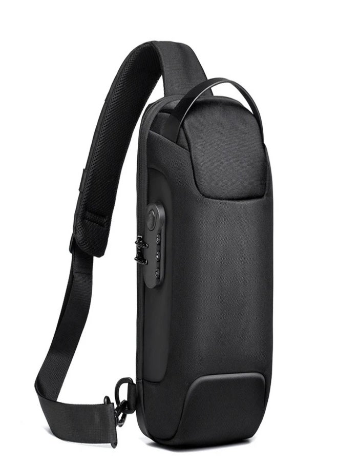 Generic Handsome Sports Locomotive Crossbody Bag Waterproof and anti-theft, large capacity Casual fashion, unisex  - Image 1