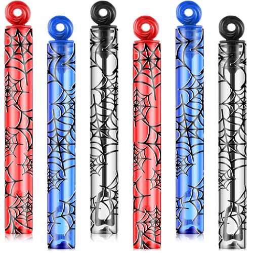 Rotatingpals 20 Pcs Spider Web Bubble Wands Bubbles Party Favors for Adult Summer Activity Birthday Gifts Prizes Carnival Goody Bag Stuffers Wedding Supplies - Image 1