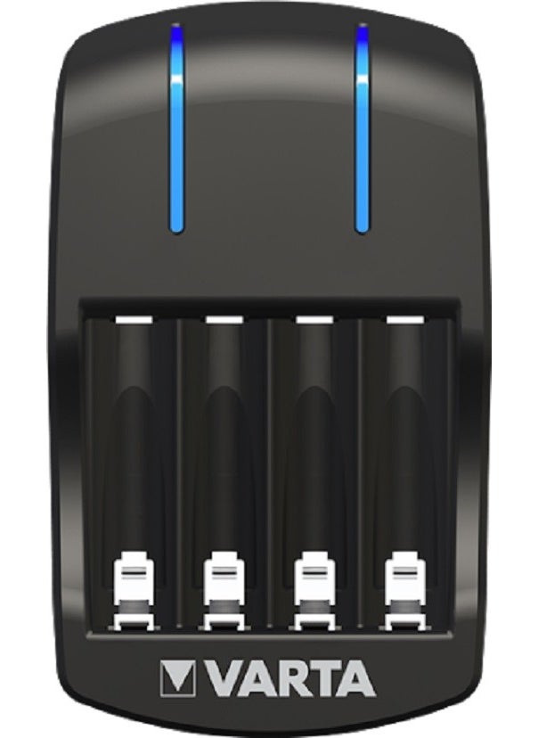 Plug Battery Charger Compatible with 4 Aa, AAA Batteries