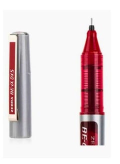 ZEBRA 10 Piece Dx5 Roller Ball Pen Red 0.5mm Fine Tip  - Image 3