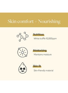 d'alba Piedmont d'alba Piedmont Italian White Truffle Nourishing Mask, Vegan Skincare, Nourishing Sheet Mask for Dry and Tired Skin, Deep Hydration Mask, Korean Skin Care  - Image 5