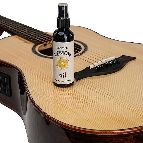 Kadence KOIL-LMN Lemon Oil | Guitar Fretboard Cleaner, Conditioner & Polish | For Rosewood & Ebony | 100 ml Spray - Image 4