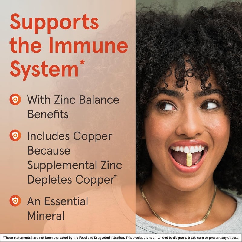 Jarrow Formulas Zinc Balance 15 mg  100 Servings Veggie Caps  Includes Copper  Essential Mineral for Immune System Support  Immune Support Supplement  Gluten Free Zinc Copper Supplement  Vegan - Image 4