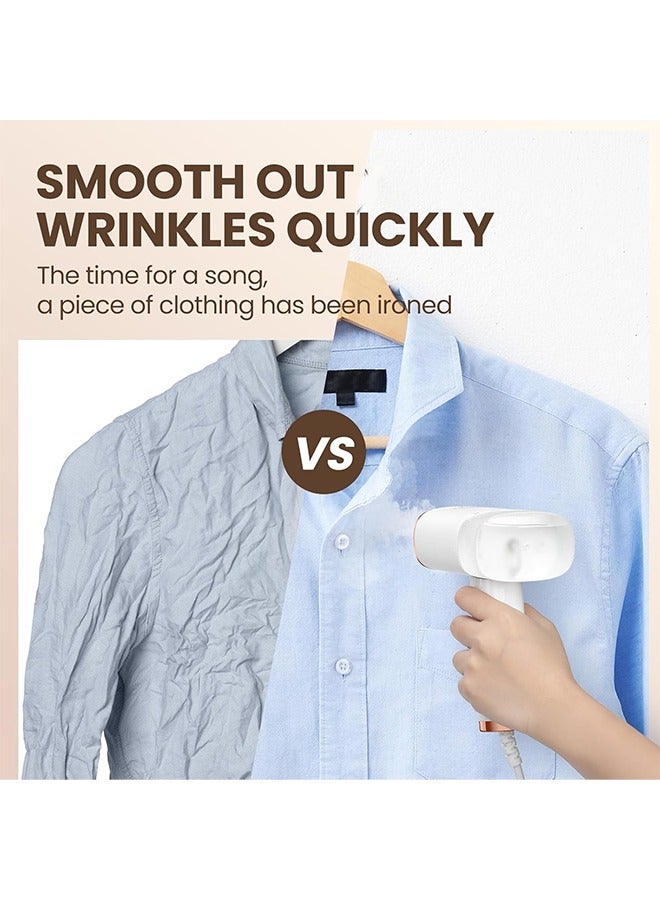 Portable Handheld Steam Garment Steamer Foldable: Effortless Wrinkle Clothes Steam Iron Removal 20-Second Fast Heat-up, 1200W, 120ml Water Tank for Home & Travel  - Image 4