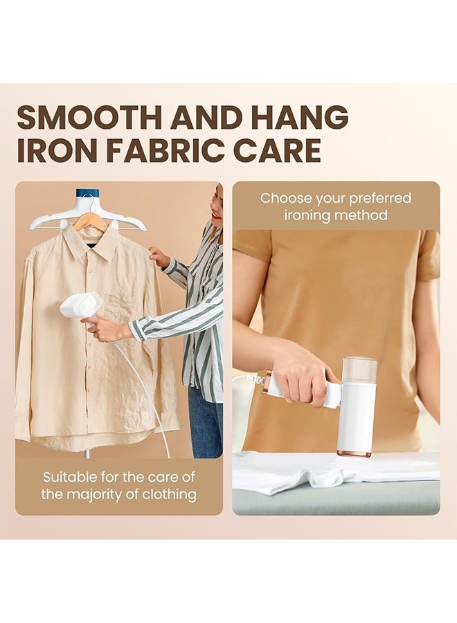 Portable Handheld Steam Garment Steamer Foldable: Effortless Wrinkle Clothes Steam Iron Removal 20-Second Fast Heat-up, 1200W, 120ml Water Tank for Home & Travel  - Image 5