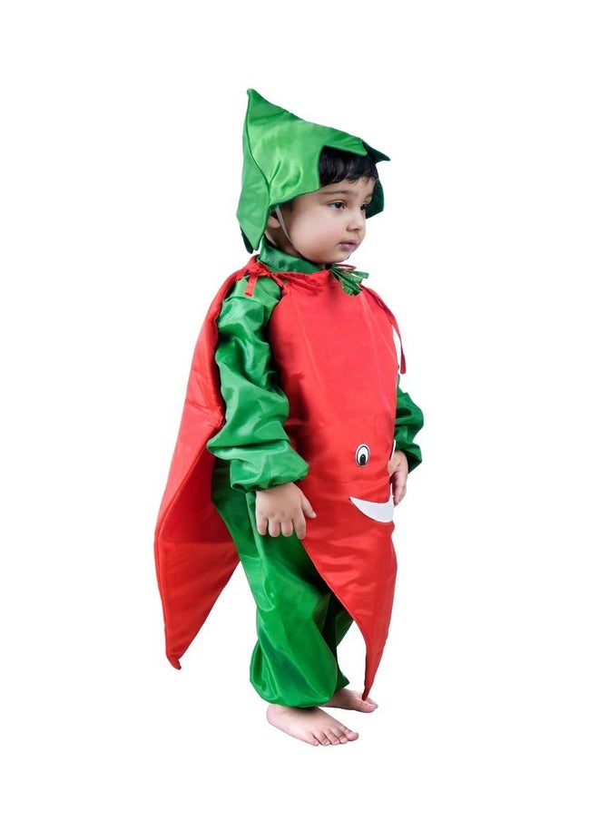 بوك ماي كوستيوم زي تنكري للأطفال من BookMyCostume، مصنوع من الجزر والخضراوات، مناسب للأطفال من عمر 7 إلى 8 سنوات  - Image 3