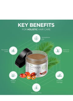 Oil AIPILER Dr. Sebi Raw Batana Oil from Honduras,Unrefined, Organic and Natural Ingredients - Promotes Hair Growth and Thickness for Men & Women, 100% Pure, 4.2 OZ  - Image 3
