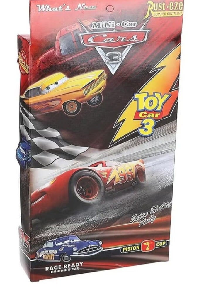 12 في 1 سيارات فيلم Cars - سلسلة أفلام كرتون برق بنزين، شخصيات مصغرة، سيارة لعبة مكونة من 12 قطعة - Image 5