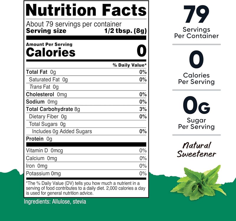 Nutricost Pantry Stevia with Allulose Natural Sweetener - Image 2