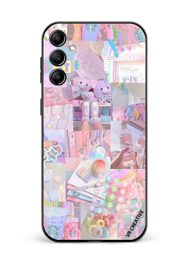 VR CREATIVE Protective Case Cover For Samsung Galaxy A14 5G/A14 Cute Collage Design Multicolour - Image 1