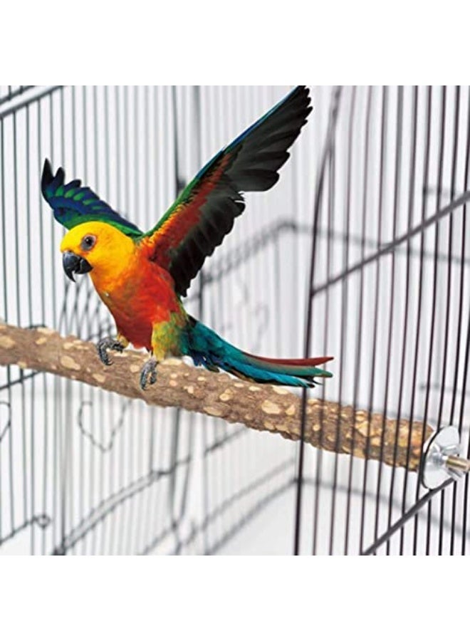 Generic Antole 20Cm Parrot Bird Natural Logs Branch Bird Bite Claw Grinding Pepper Wood Standing Stick Perches Wood Portable Toy  - Image 2