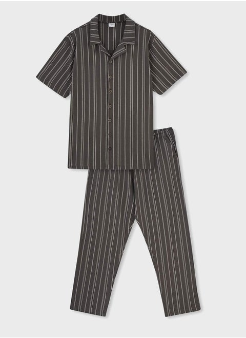 Nightwear Shirt & Trouser Set