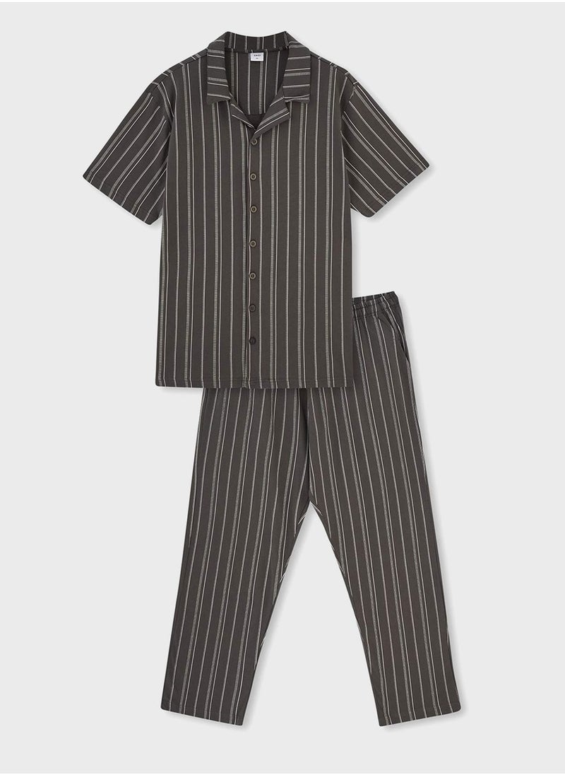 dagi - Nightwear Shirt & Trouser Set - Image 1