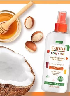 Cantu Cantu Shea Butter Conditioning Detangler For Kids 177 ML  - Image 4
