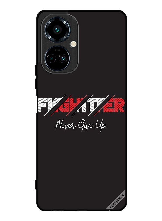 Covernex Protective Case Cover For Tecno Camon 19 Pro Fighter Never Give Up - Image 1