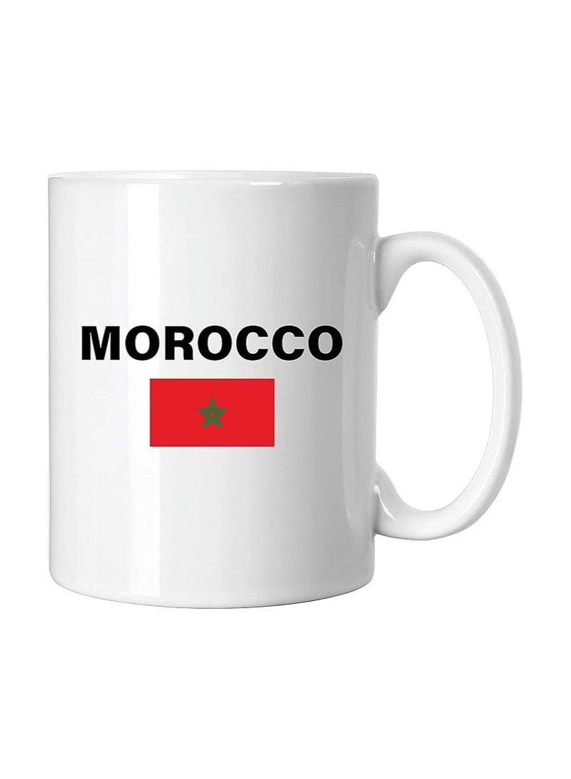 Morocco Sports Fans Printed Coffee Mugs For Moroccan Fans - Image 1