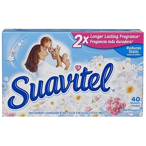 Suavitel Fabric Softener Dryer Sheets, Field Flowers, 40 Count - Image 4