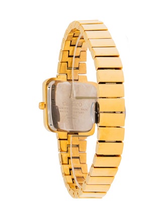 Elenor Gold-Tone Square Dial Watch - Elegant Women's Bracelet Timepiece ⏱️🌿 - view 3