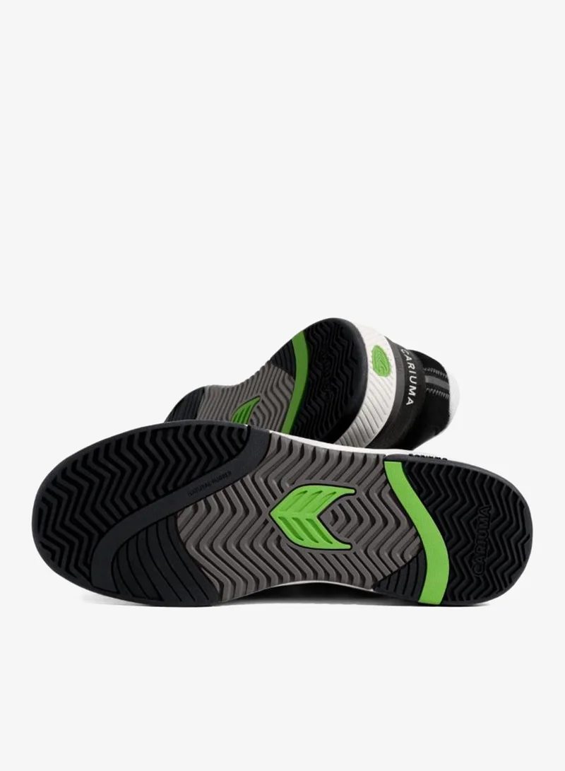 Cariuma  UBA Black Leather Off-White Logo Sneaker  | Best Price UAE