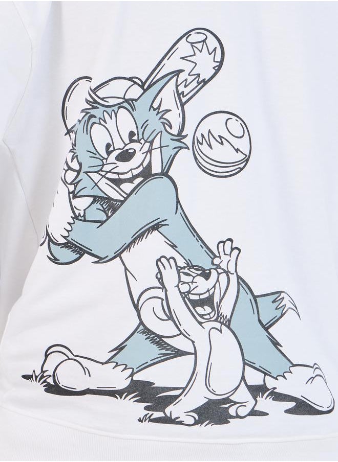 Tom & Jerry Character Print Oversized Hoodie - pzsku/Z573DFB78F8714F882C3EZ/45/_/1732177934/75973315-bdff-4032-adad-5479a757b067